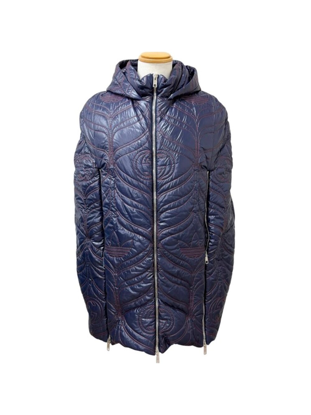 Gucci Adidas Interlocking G Trefoil Cottoned Quilted Poncho